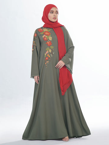 Autumn Whispers Abaya